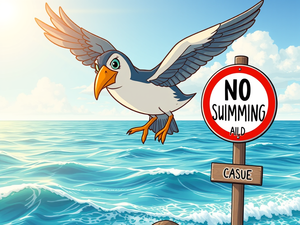 Why do birds avoid flying over the ocean?