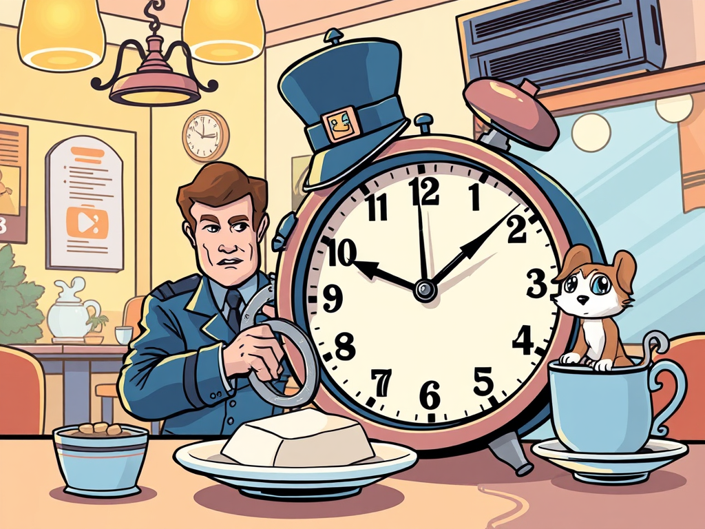 Why did the clock get arrested?